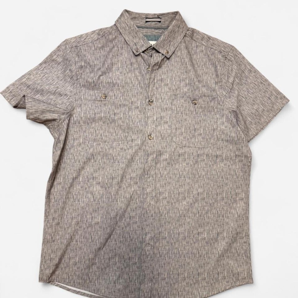 Men's tallwoods grey button up